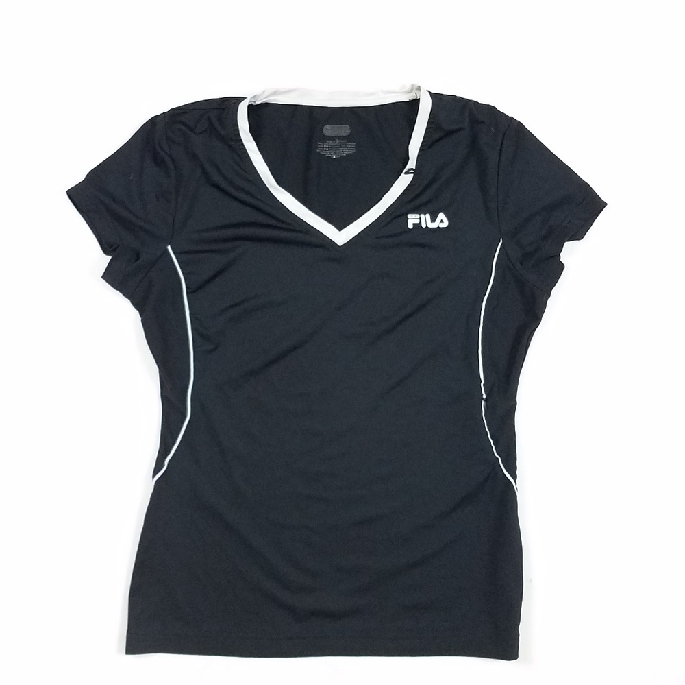 FILA Women's Size Medium Fitted Tennis Shirt Top